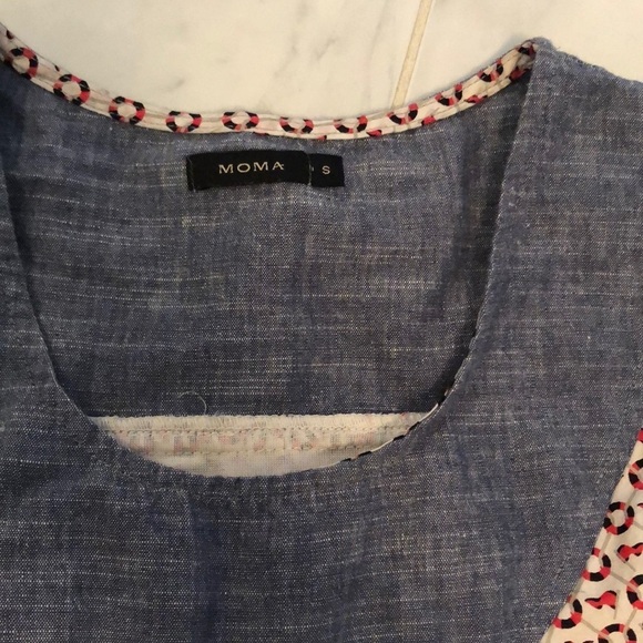 Moma sleeveless nautical tunic. EUC! - Picture 2 of 5